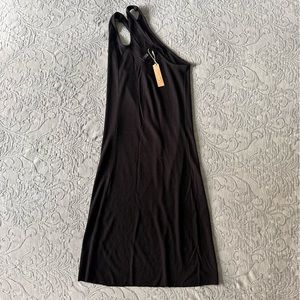 skims soft lounge one shoulder dress